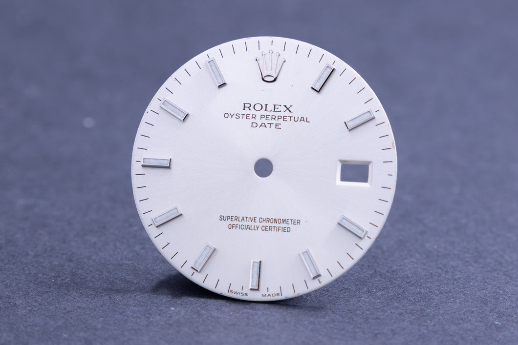 Rolex Silver Stick Dial for model 115200 - 115234 FCD20358