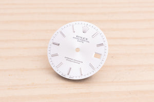 Rolex Silver Stick marker Dial for model 15200 FCD20365
