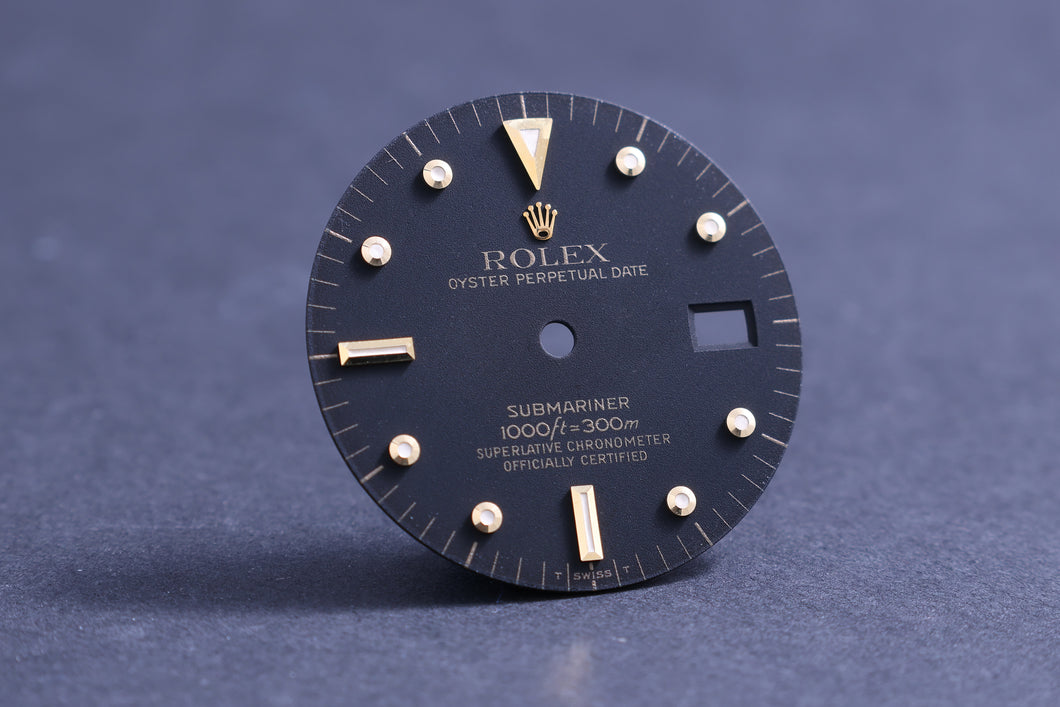 Rolex Submariner Matte Black Nipple Dial for 16808 - 16803 FCD20436