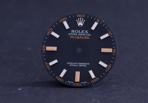 Load image into Gallery viewer, Rolex Milgauss Black Dial w/ hands for model 116400GV FCD20515
