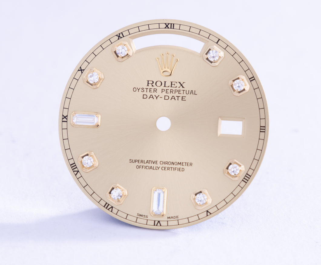 Rolex Day-Date Champagne Diamond dial for model 118238 FCD20667