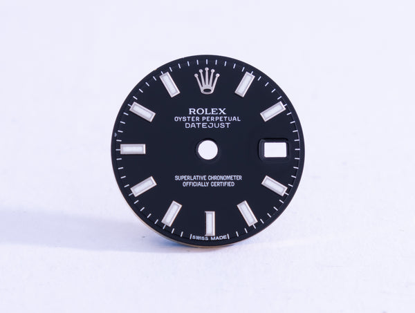 Load image into Gallery viewer, Rolex Ladies Black Lumi Stick Dial for model 179174 - 179160 FCD20673
