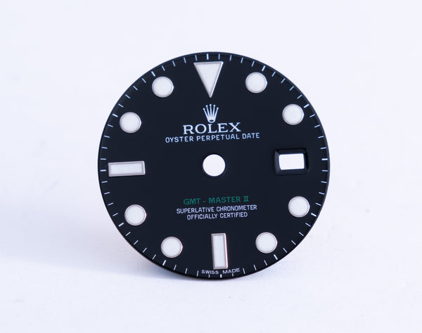 Load image into Gallery viewer, Rolex GMT Master II Luminova Dial for model 116710LN FCD20782
