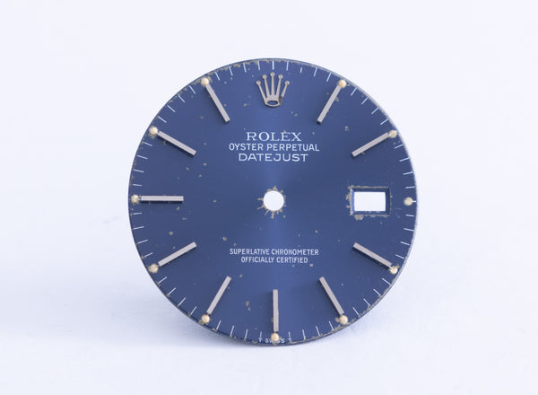 Load image into Gallery viewer, Rolex Datejust Tropical Blue Stick Dial for 16014 - 16234 FCD20833
