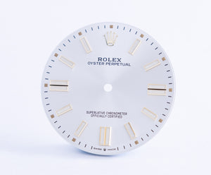 Rolex Silver Oyster Perpetual Dial for model 124300 FCD20921