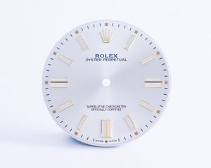 Rolex Silver Oyster Perpetual Dial for model 124300 FCD20922