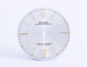 Rolex Silver Oyster Perpetual Dial for model 124300 FCD20949