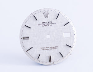 Rolex Datejust Silver Linen dial for model 1601 FCD21039