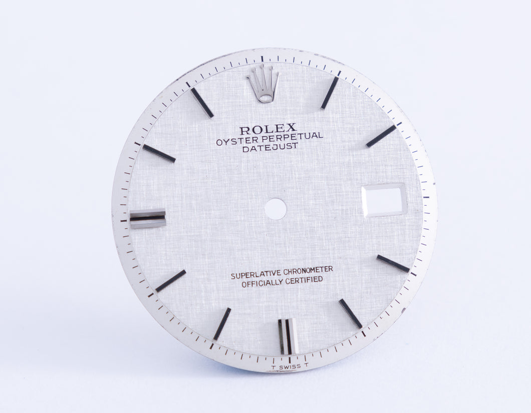 Rolex Datejust Silver Linen dial for model 1601 FCD21039