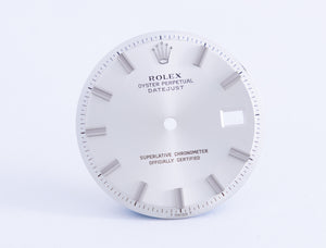 Rolex Datejust Silver Wide Boy Marker dial for model 1601 FCD21073