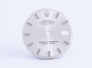 Rolex Datejust Silver Wide Boy Marker dial for model 1601 FCD21075