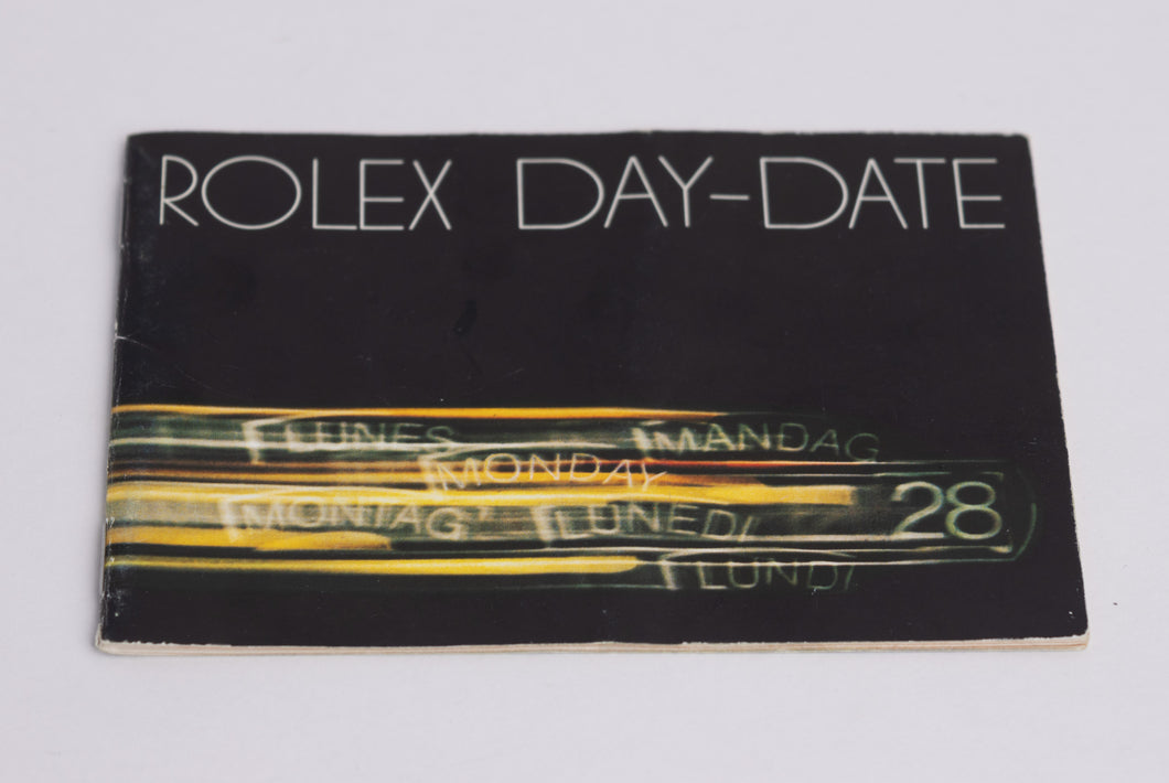 Rolex Day-Date booklet Circa '83 FCD21193