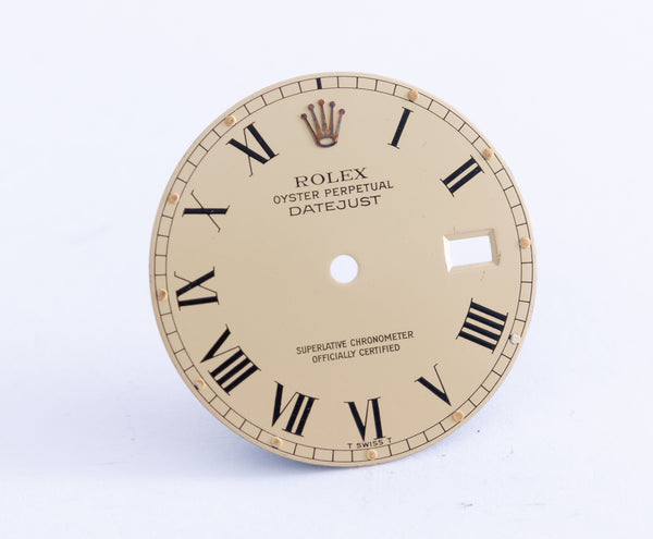 Load image into Gallery viewer, Rolex Datejust Champagne Buckley Dial for model 16013 FCD21394
