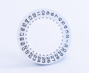 Rolex White Calendar disc for caliber 3135 FCD21403