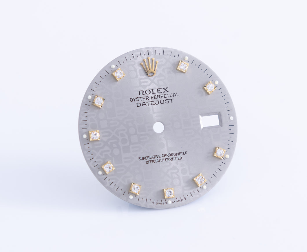 Rolex Mens Slate Jubilee Diamond Dial for model 16013 - 16233 FCD21559