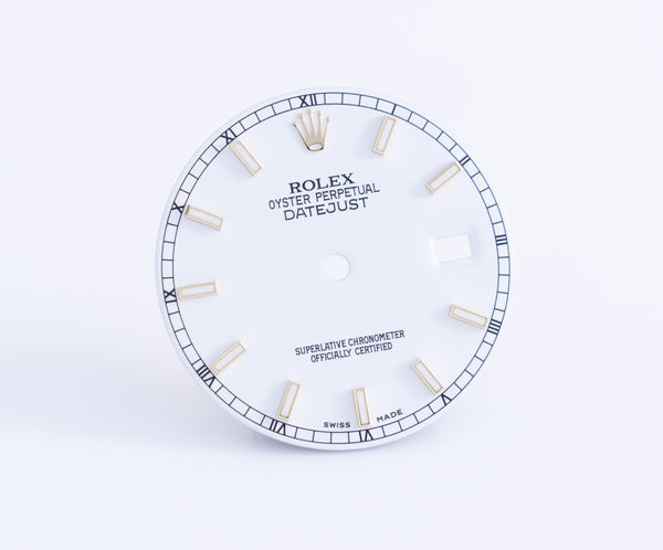 Load image into Gallery viewer, Rolex Mens White Lumi Stick Marker Dial for model 116233 FCD21562
