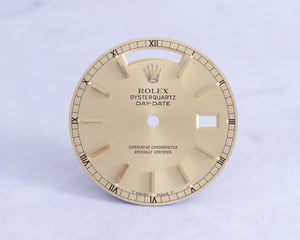 Rolex Day-Date Champagne Stick Dial for 19018 FCD21580