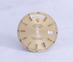 Rolex Day-Date Champagne Stick Dial for 19018 FCD21581