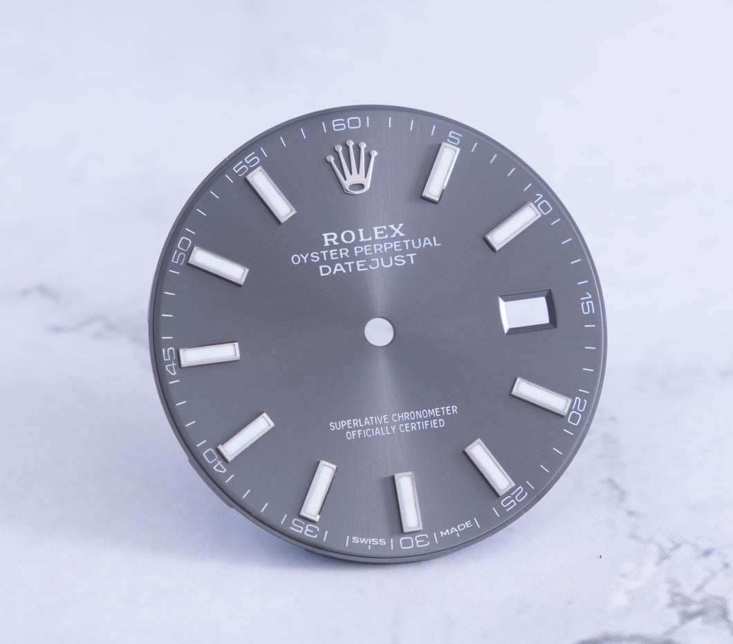 Rolex Datejust 41 Rhodium Stick Dial for 126334 - 126300 FCD21642