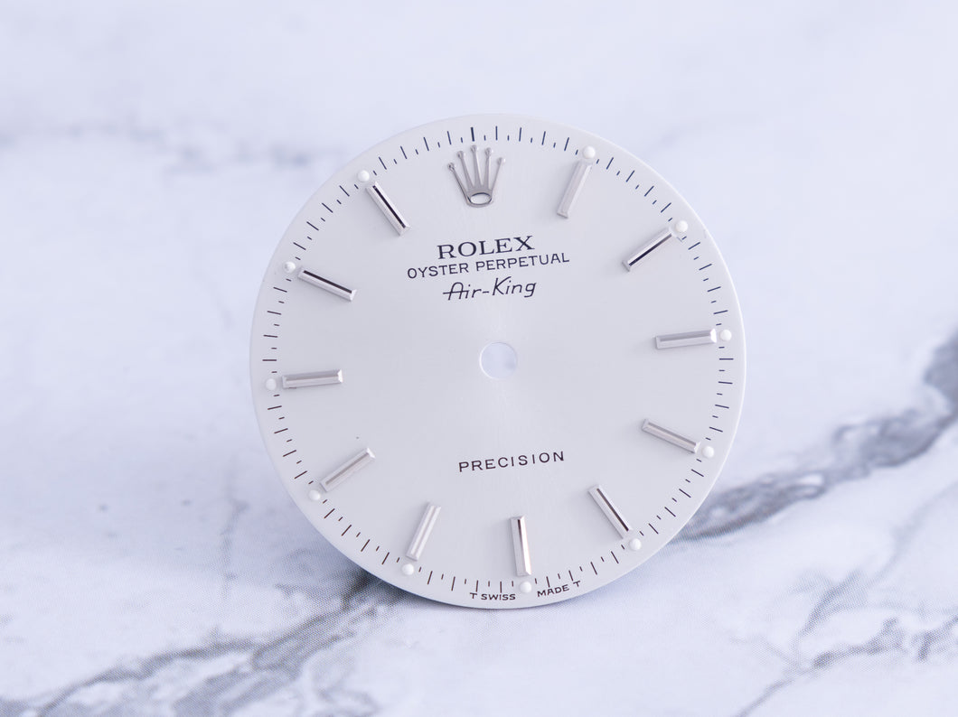 Rolex Air-King Silver Stick marker Dial for model 14000 FCD21648