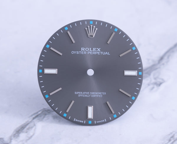 Load image into Gallery viewer, Rolex Oyster Perpetual 39 mm Grey Dial for model 114300 FCD21686
