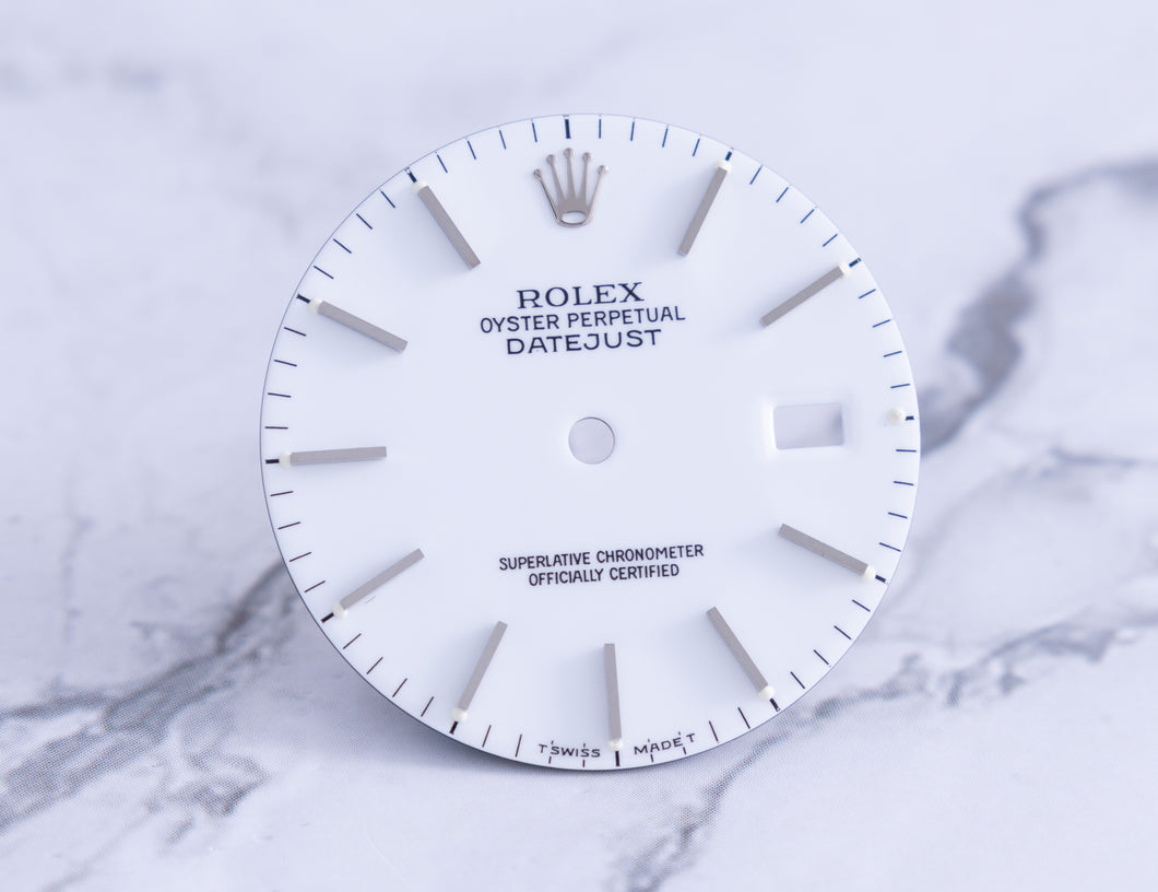 Rolex Datejust White Enamel Dial for model 16030 - 16014 FCD21739