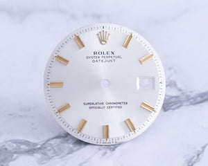 Rolex Datejust Silver Wide Boy Marker Dial for model 1601 - 1603 FCD21796