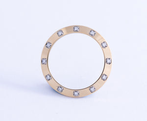 Roles Ladies 29mm Pearlmaster Factory 12 Diamond Bezel for 80318 FCD21866