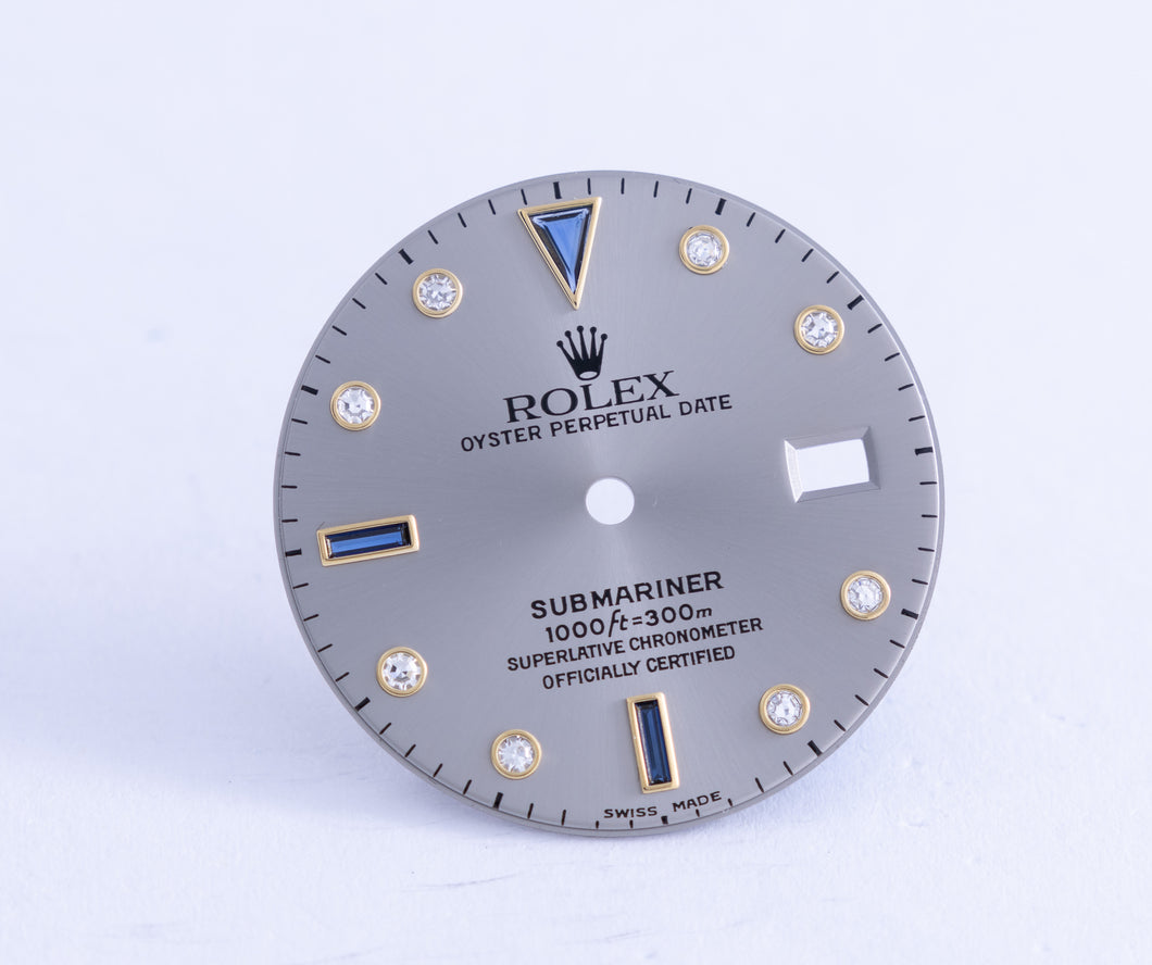 Rolex Submariner Slate Serti Dial for model 16613 - 16618 FCD21894