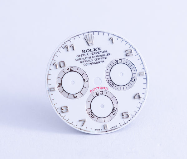 Load image into Gallery viewer, Rolex Daytona White Arabic Dial for model 116519 - 116520 FCD21958
