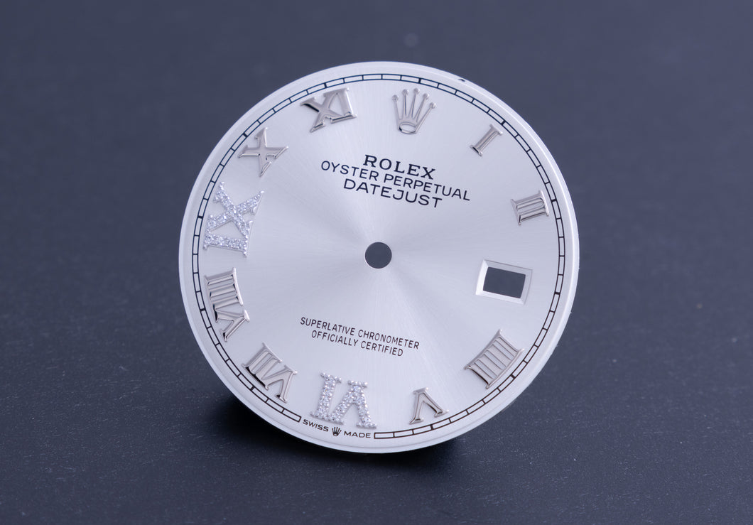 Rolex Datejust Silver 6 & 9 Diamond dial for 126234 FCD22029