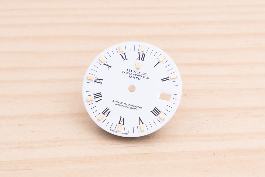 Rolex Date white porcelain dial for model 15013 FCD22182