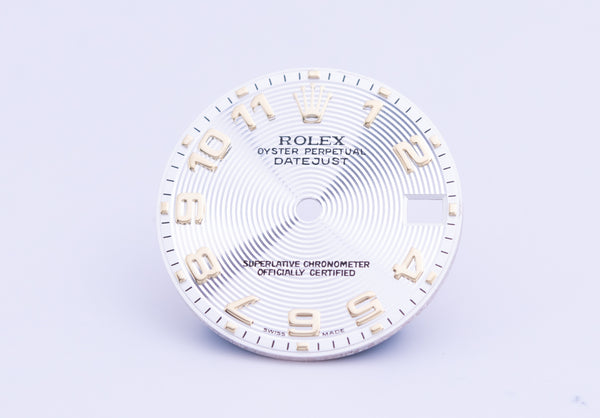 Load image into Gallery viewer, Rolex midsize Silver Concentric Dial for model 178273 FCD22209
