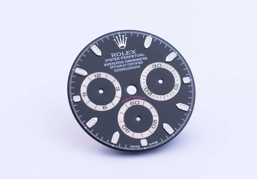 Rolex Daytona Black Lumi Dial for model 116520 FCD22237