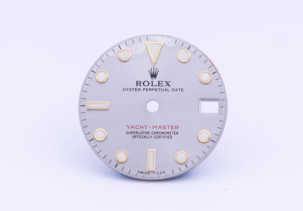 Load image into Gallery viewer, Rolex Midsize Slate Yachtmaster Dial for model 16823/8 FCD22387
