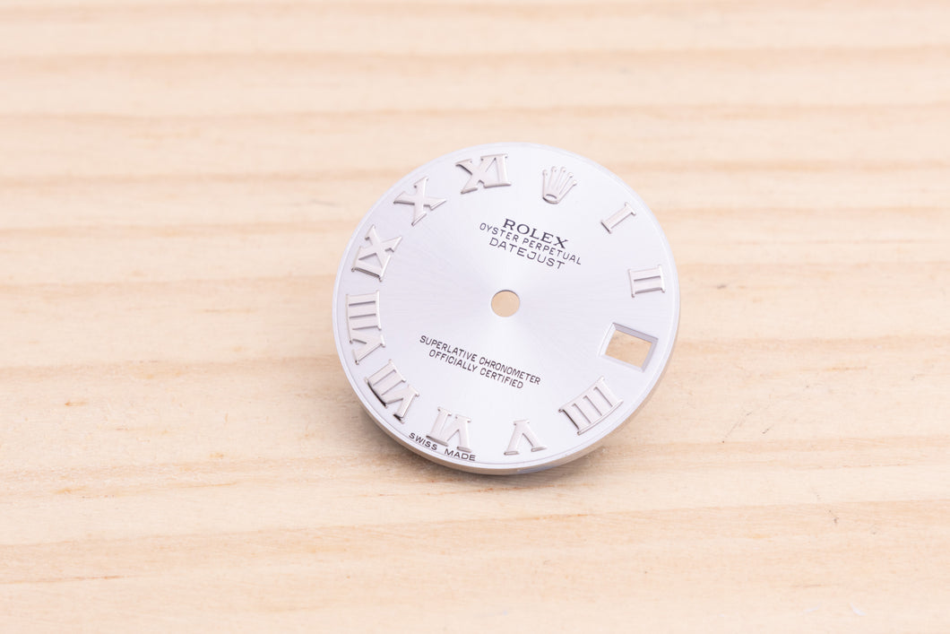 Rolex Midsize Rhodium Bold Roman Dial for 178274 FCD22406