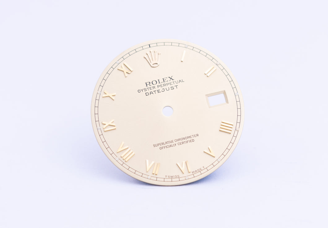 Rolex datejust Skinny Champagne Roman dial for model 16013 FCD22482