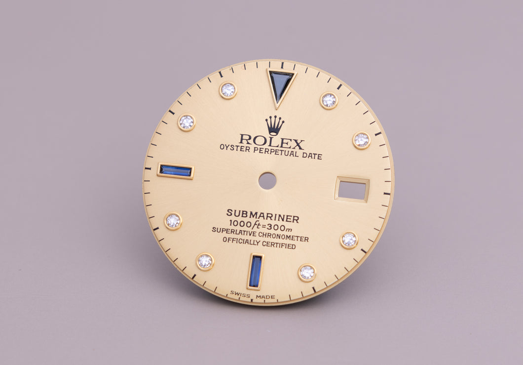 Rolex Submariner Swiss Made Champagne Serti Dial for model 16613-16618 FCD22521