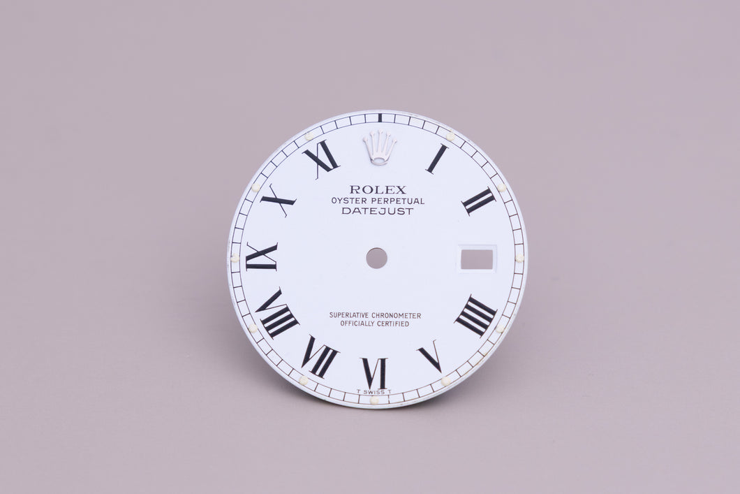 Rolex Mens Datejust White Buckley Dial for 16014 - 16030 FCD23545