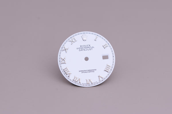 Load image into Gallery viewer, Rolex Mens Datejust White Roman dial for model 16234 - 116234 FCD23570
