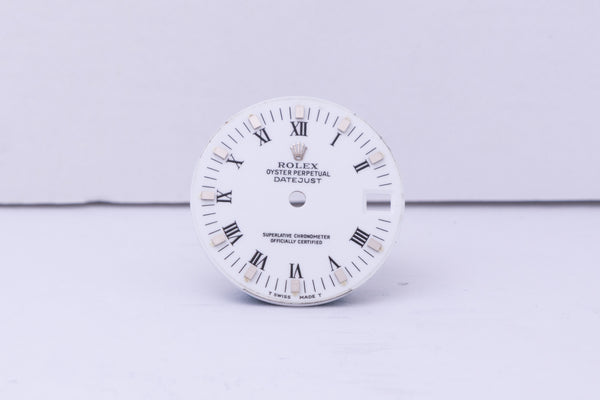 Load image into Gallery viewer, Rolex Midsize Datejust White Index dial for model 68274 FCD23609

