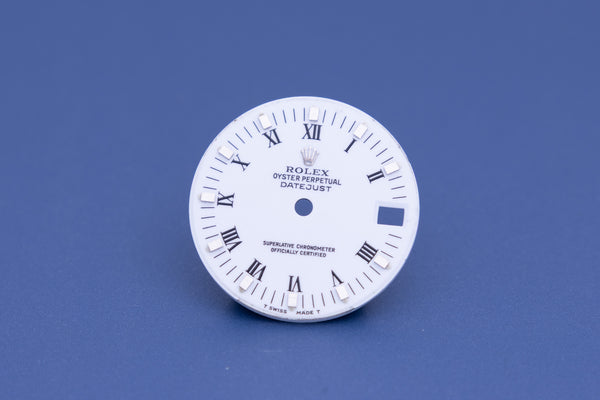 Load image into Gallery viewer, Rolex Midsize Datejust White Index dial for model 68274 FCD23609
