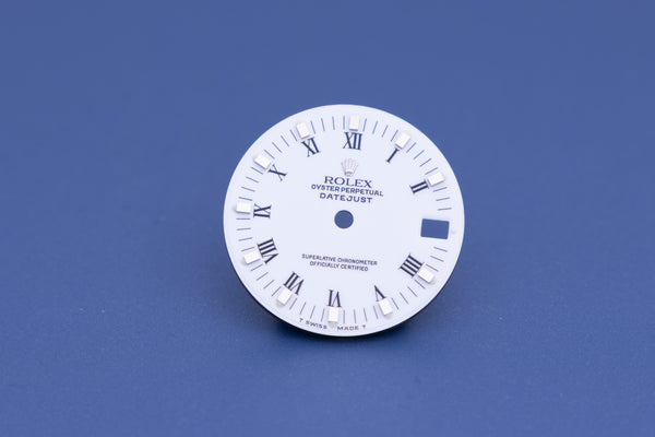 Load image into Gallery viewer, Rolex Midsize Datejust White Index dial for model 68274 FCD23610
