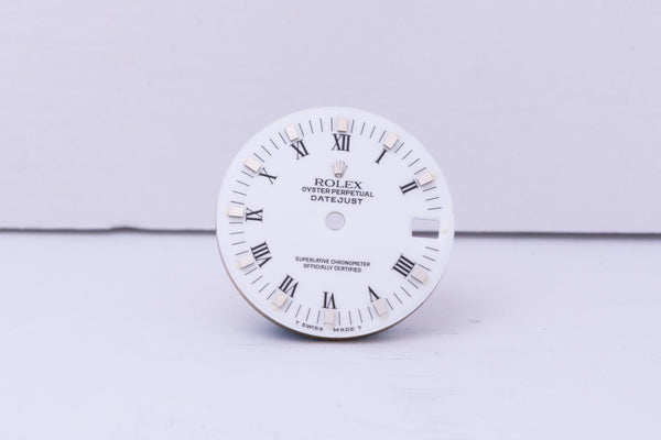 Load image into Gallery viewer, Rolex Midsize Datejust White Index dial for model 68274 FCD23610
