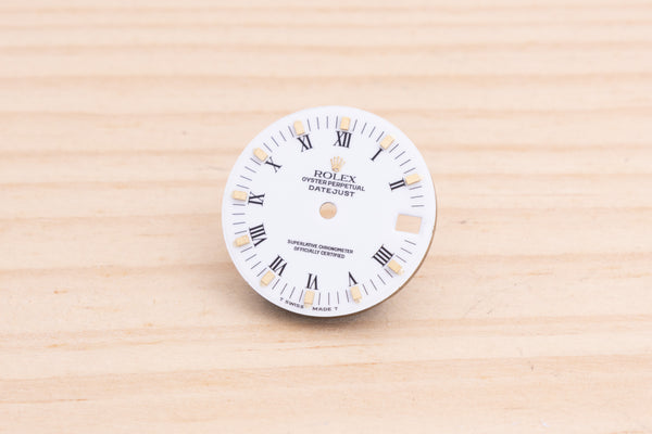 Load image into Gallery viewer, Rolex Midsize White Dial for model 68273 FCD23646
