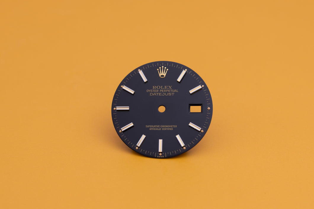 Rolex Datejust Black Stick Marker Dial for model 16013 FCD23707