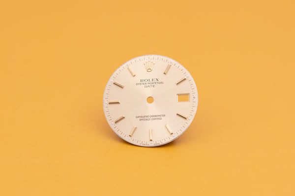 Load image into Gallery viewer, Rolex Date Champagne Stick dial w/ hands for 15013 FCD23775
