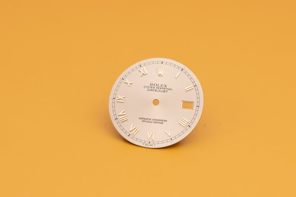 Load image into Gallery viewer, Rolex Datejust Champagne Skinny Roman Dial for model 16013 FCD23889
