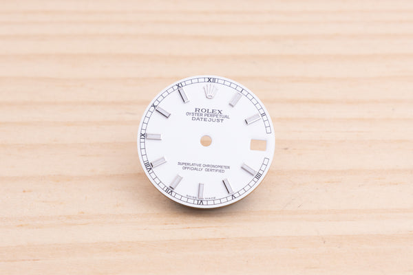 Load image into Gallery viewer, Rolex Midsize White Index dial for model 178274 FCD23903
