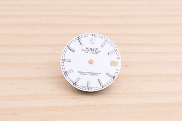 Load image into Gallery viewer, Rolex Midsize White Index dial for model 178274 FCD23903
